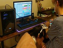 Working On A Song While Getting A Bj/fucking