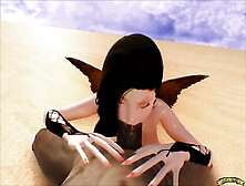 Gamigin And Succubus - Animation 3D Monster Cock