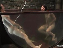 Twisted,  Nasty Sluts Fuck Each Other In An Exotic Underwater Sce