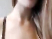 Amateur Gal Is Filming Herself While Passionately Rubbing Her Pink Twat