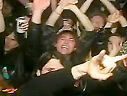 Hardrock Band Manowar Nude Gogo Girls On Stage Concert 1996