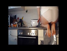 Hot Teen Shitting On Kitchen Counter