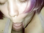 Blue Haired Ex Gf Tori Passionate Bj And Deep Throat