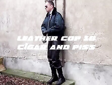 Leather Cop 16