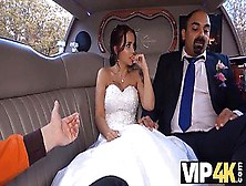 Watch As Jennifer Mendez's Cuckold Hubby Watches Her Getting Her Ass Drilled In A Limo