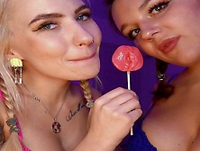 Asmr Lollipop Licking From 2 Students