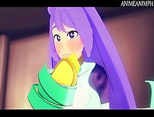 Nejire Hado And Deku In Their Wet Dreams - My Hero Academia Cartoon 3D Animation