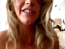 Amazing Blond Vicky Vette Receiveing A Cumshot On Her Face