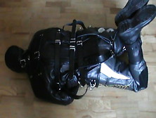 Leather Bikersuit And Leather Straitjacket