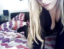 Cute Blonde On Webcam