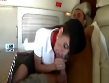 Two Flight Attendents Suck A Guys Cock