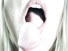 Close Up Naughty Tongue Bj