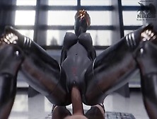 Robo Slut Riding A Big Cock