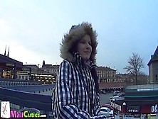 Juicy Natural Breasty Czech Youthful Slut Gets Fucked Hard In Public Place