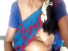 Indian Woman With Big Nipple,  Saggy Tits Rubs One Out
