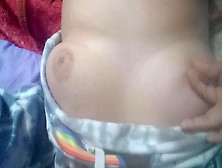 Young Teen Girl Play Her Tits
