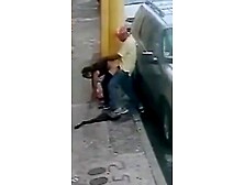 Dominican Babe Fucked In The Middle Of The Street Without Condom