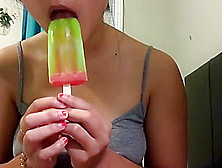 The Right Way To Eat A Popsicle On A Hot Summer Night
