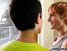 Conner Bradley Enjoys Facial After Riding Redhead Twink