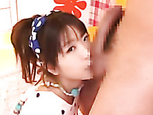 Mischievous Japanese Freshie In Oral Action And Bukkakke