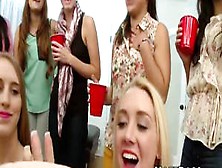 University Babes Blow A Frat Dude Before Pussy Licking (Roxxi Silver)