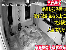 [付费] 劲爆！！家庭卧室摄像头曝光 夫妻凌晨偷偷做爱