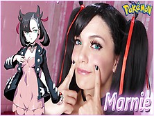 Pokemon Sword/shield - Marnie Gives You A Sensual Hand-Job,  Cums On On Face