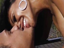Unbelivably Beauty And Passionate Hispanic Poolside Sex