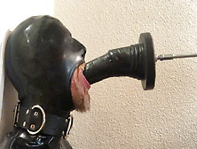 Rubber Pig Throat Fucked By Machine : Slime Edition