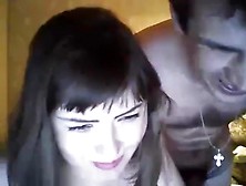 Bond Monika.  Thumping Russian Couple In Front Of Web Cam