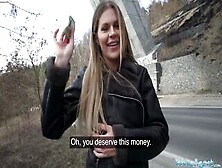 Outdoors Agent Zlata Shine And Her World Class Stunning Melons Screwed By A Stranger With A Huge Penis