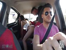 Crazy Couple Fucked In The Back Of An Uber