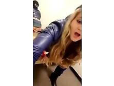 Blonde Bate In Changing Room