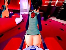 Tsume Inuzuka - Huge Ass And Tits Milf Serves Femboy (Naruto