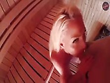 Kinky German Slut Enjoying A Sauna Fuck