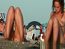 Sexy Chick Spy At Beach Nice Ass Nudist Shots