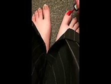 My Nasty Little Feet And Toes For You,  Anyone Want A Foot Job?