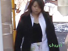 Busty Japanese Lady Grabbed From Behind By A Street Sharker