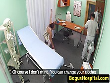 Doctor Fucks Cleaning Eurobabe In His Office