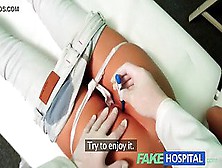 Fakehospital Hot Dark Haired Patient Comes Back Craving The Physicians Large Cock
