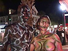 Mardi Gras Style Festival But In Key West Florida
