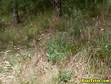 Outdoor Amateur Anally Fucked By Her Lucky Bf