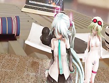 Mmd A Small Dessert Of Miku And Gumi [By Cchi. Iwara. Tv/users/玙碎冥牵绕]