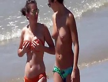 Topless Tens Small Boobs On The Beach