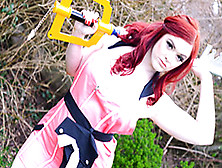 Jaye Rose In Thick Backyard Cosplay Redhead - Cosplaybabes