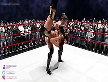 3D Wwe Becky Lynch Women Wrestling
