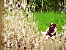 Filmed Hawt Pair Banging Across The Lake