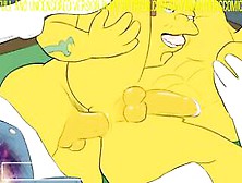 The Simpsons - Snake X Duff Man - Caricatura Animated