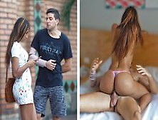 Sexy Colombian Gold Digger Teen Gets Fucked By A Disabled Guy