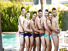 Sean Cody - Palm Springs Orgy With The Hottest Dudes Out There